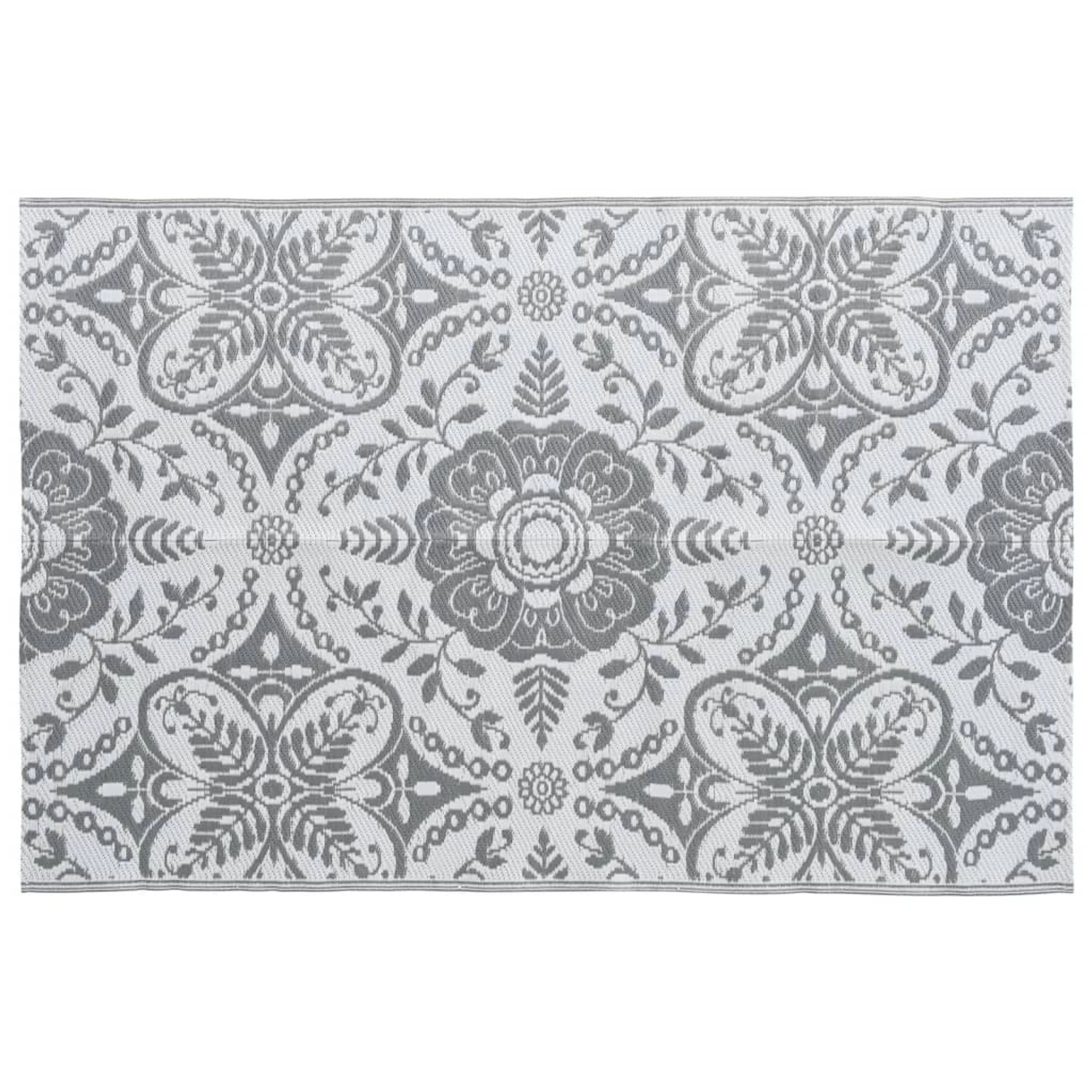 vidaXL Outdoorteppich Hellgrau 120x180 Cm Pp 643969 günstig online kaufen