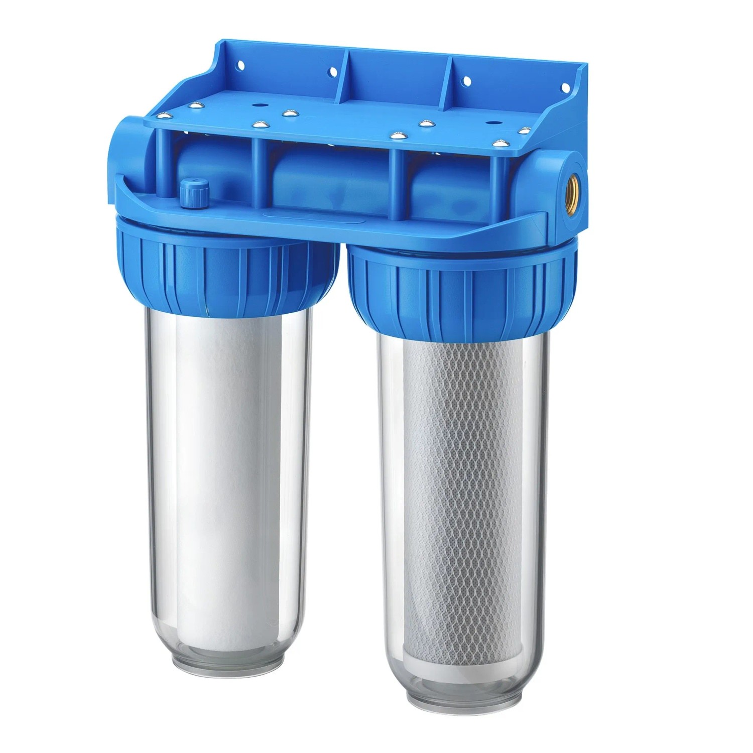 Naturewater Nw-Br10B3 Doppelfilter Wasserfilter 2067Mm 1/2 Zoll Sediment Aktivkohle