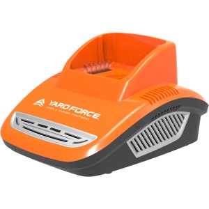 Yard Force Ladegerät AL M25C für 60V Akkus, orange/grau.