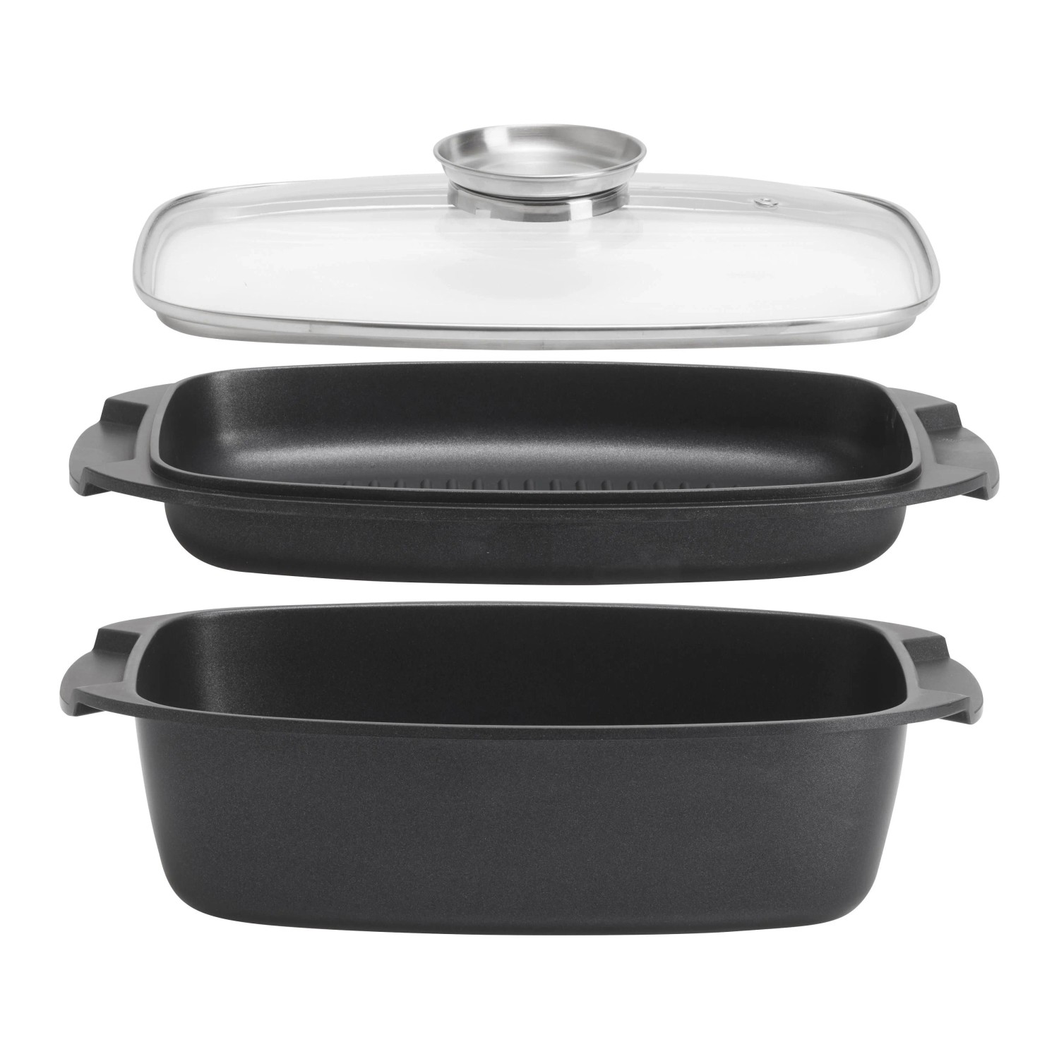 Gourmesto Bräter Black Line Schwarz ca. 4,5,