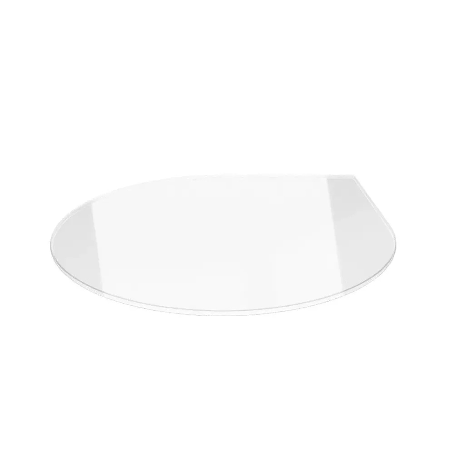 ECOfoxx Funkenschutzplatte Glasbodenplatte Tropfen 110x110cm