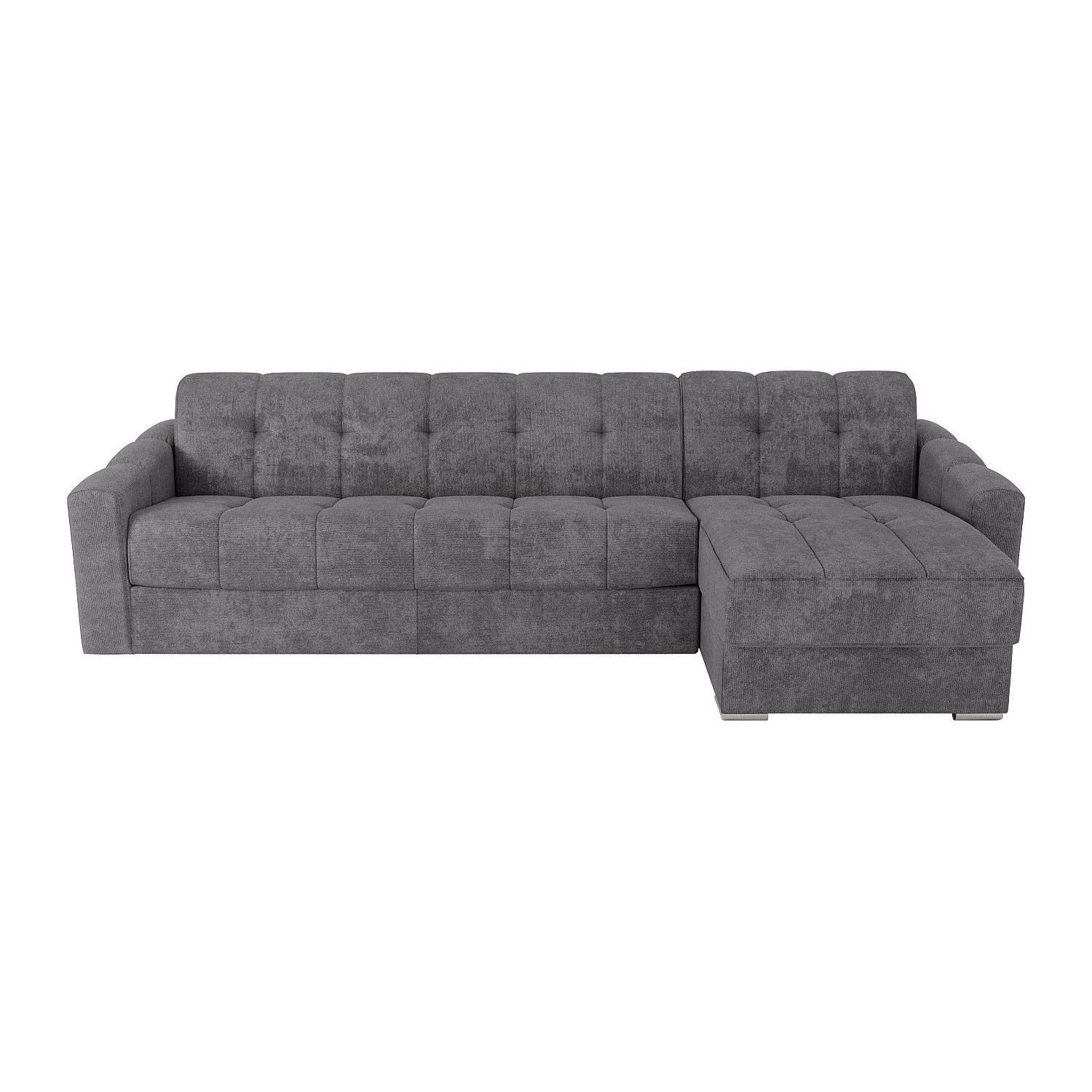 Vente-unique Schlafsofa Darielo Grau 275 cm