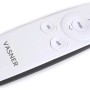 Fernbedienung für Vasner Infrarot-Heizstrahler Appino 20, weiße Fernbedienung mit Tasten.