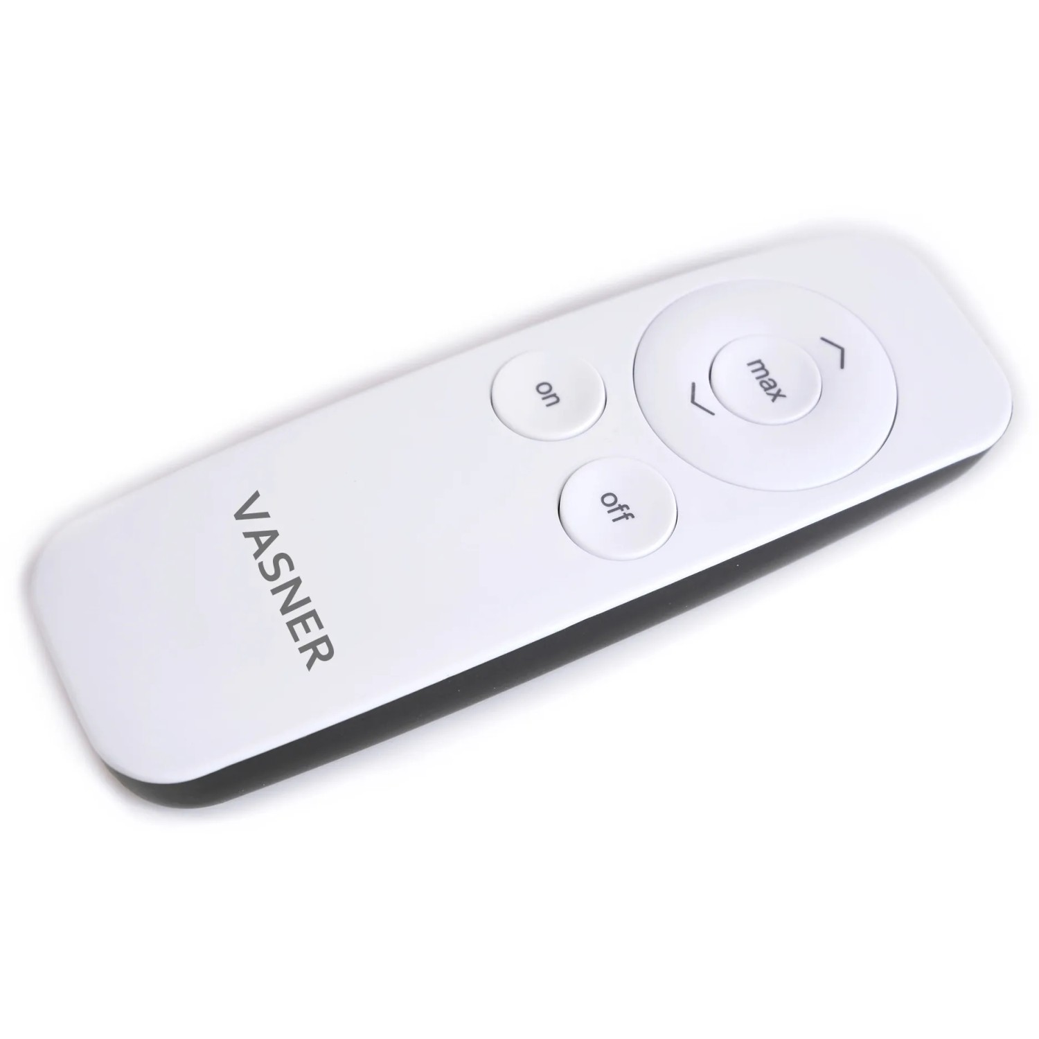 Fernbedienung für Vasner Infrarot-Heizstrahler Appino 20, weiße Fernbedienung mit Tasten.
