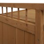 Proregal Aufbewahrungstruhe HxBxT 53x108x60cm Tanne Holz Natur Gartentruhe Auflagenbox Truhe_3