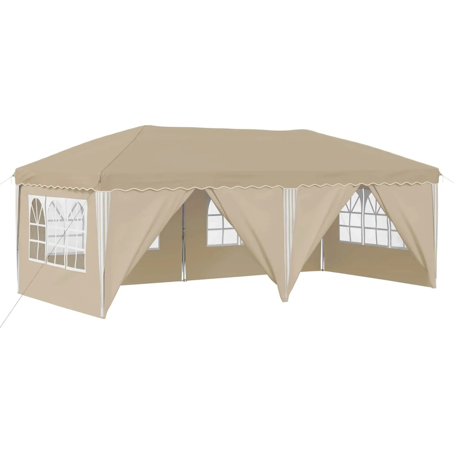 vidaXL Pop-up Partyzelt Creme 575 x 288 x 245 cm 42019801
