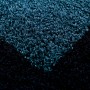 Detailaufnahme: Marineblauer Ayyildiz Hochflorteppich, flauschiger Shaggy Teppich.