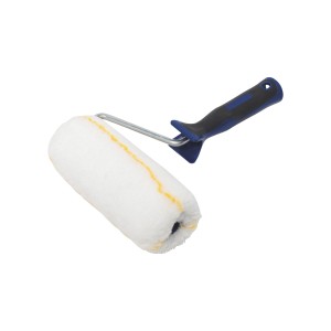 LUX Goldfaden-Farbroller 18cm mit gepolstertem 2K-Softgriff in Schwarz-Blau.