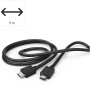 Schwarzes Hama High Speed HDMI Kabel, 5 m, Stecker auf Stecker für Computer & Multimedia.