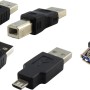 Schwaiger USB 2.0 Anschluss-Set, 7-teilig mit Adaptern und Verlängerungskabel für Computer & Multimedia.