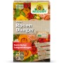 Neudorff Azet Rosen-Dünger 1 kg Packung mit Rosenblüten. Biologischer Langzeitdünger für üppige Blüten.