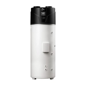 Sannover Stelios 250 L Thermodynamischer Warmwasserbereiter Monoblock, weiß/schwarz.