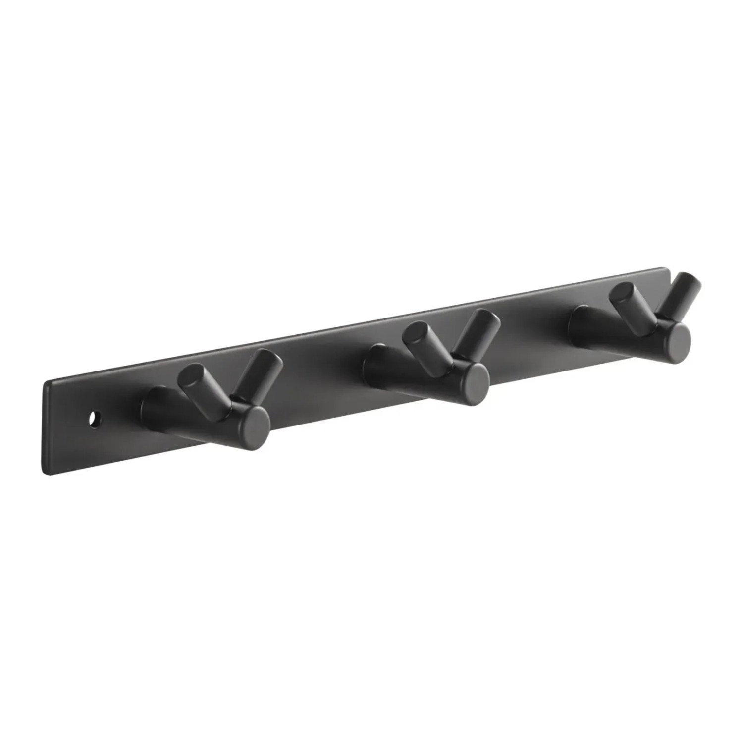 SOTECH Blackline CORA V Hakenleiste 257 mm mit 3 Haken Schwarz Pulverbeschichtet