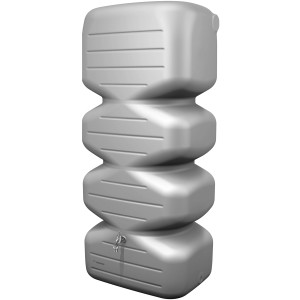 Garantia Gartentank Cubus 700 l in Betongrau, Regenspeicher mit Wasserhahn.