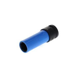 Gedore Kraftschraubereinsatz R63041716, 17 mm, mit blauer Schonhülse für felgenschonenden Reifenwechsel.