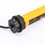 Schellenberg Rollladenmotor Action Maxi 6 Nm, gelber Rohrmotor mit schwarzem Anschlussstück.