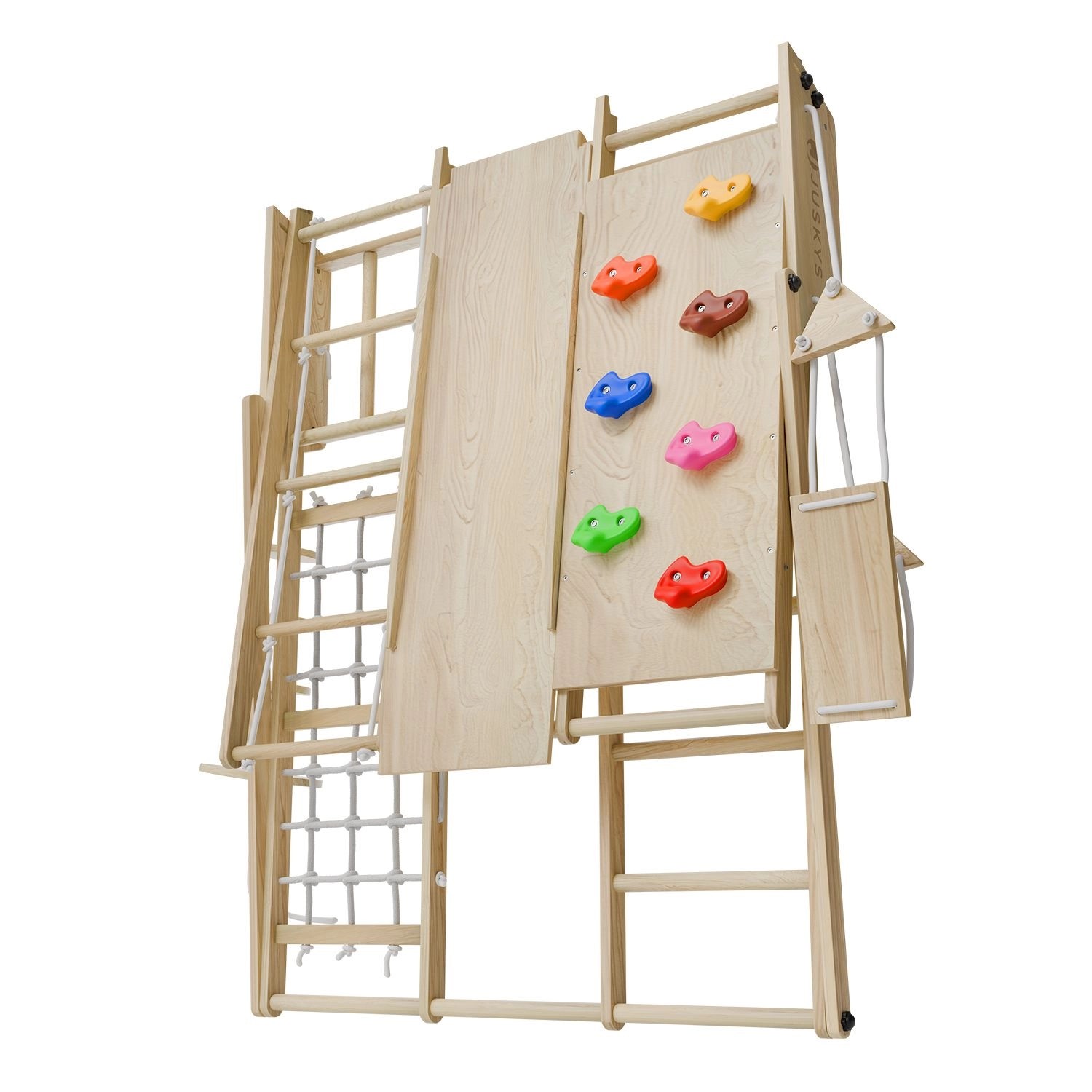Juskys Maxi Klettergerüst für Kinder mit Rutsche_9