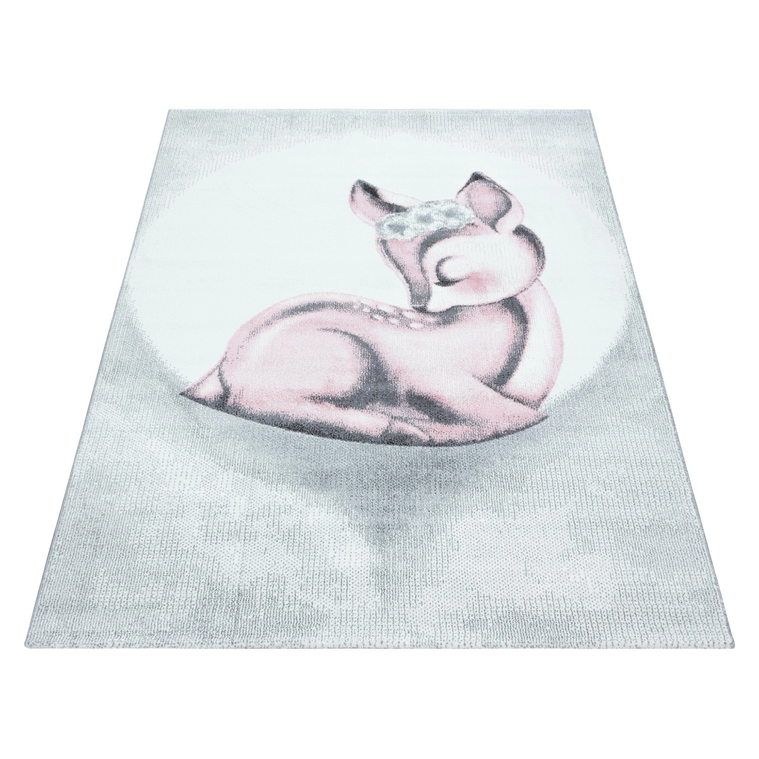 Ayyildiz Kinderteppich Bambi 830 Pink 120 cm x 170 cm günstig online kaufen
