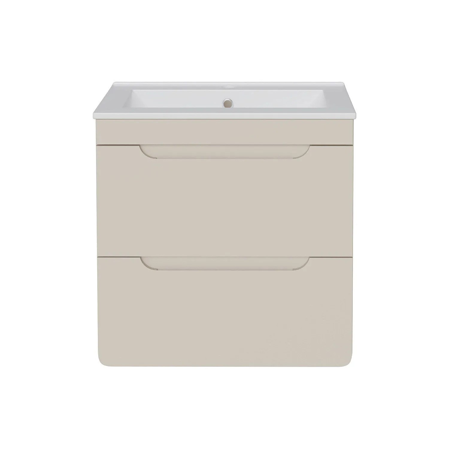 Vente-unique Einzelwaschtisch Aruba Beige 60 cm
