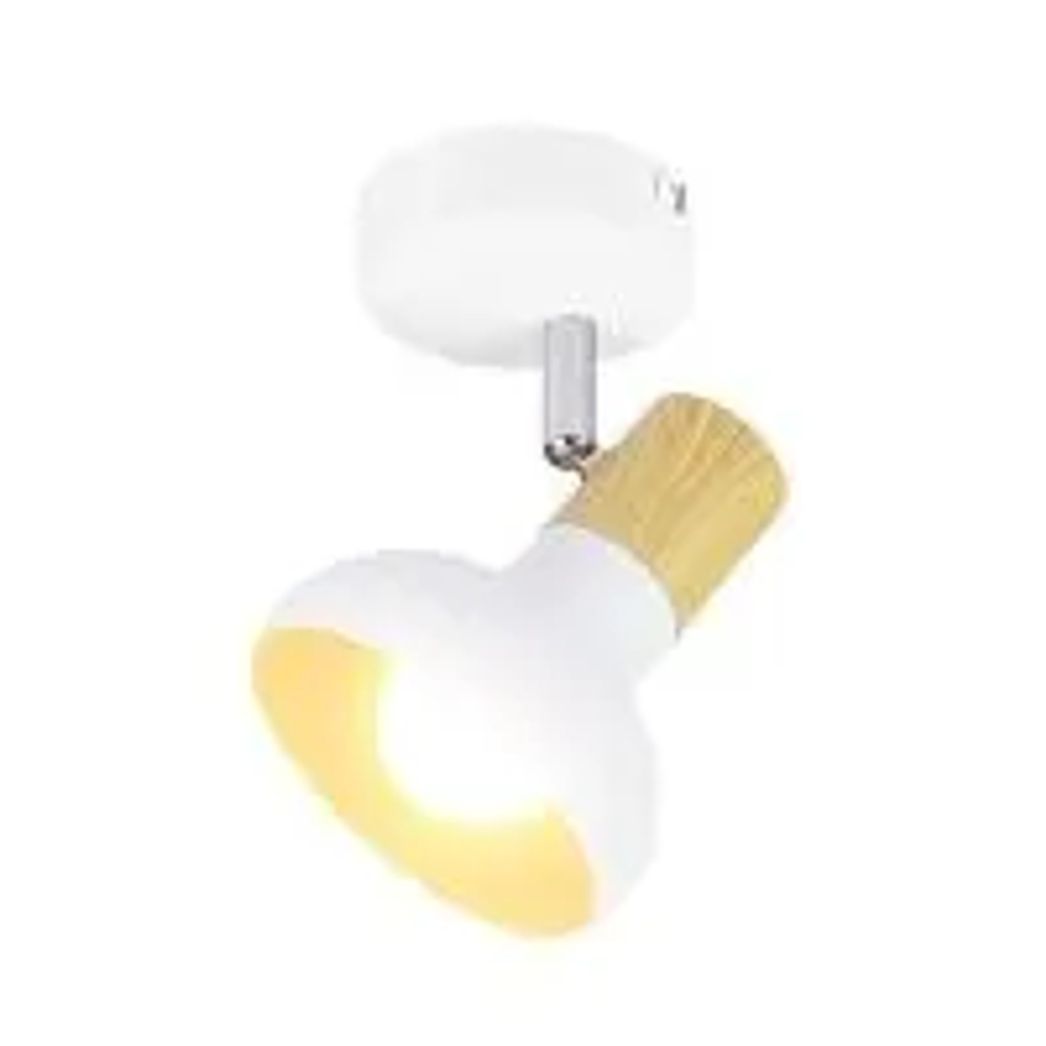 NETTLIFE Deckenstrahler aus Metall L11cm Weiß