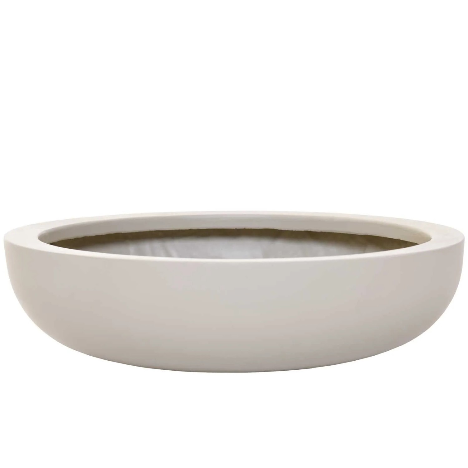 Vivanno Pflanzschale Plana 34 cm x 34 cm x 9 cm Creme