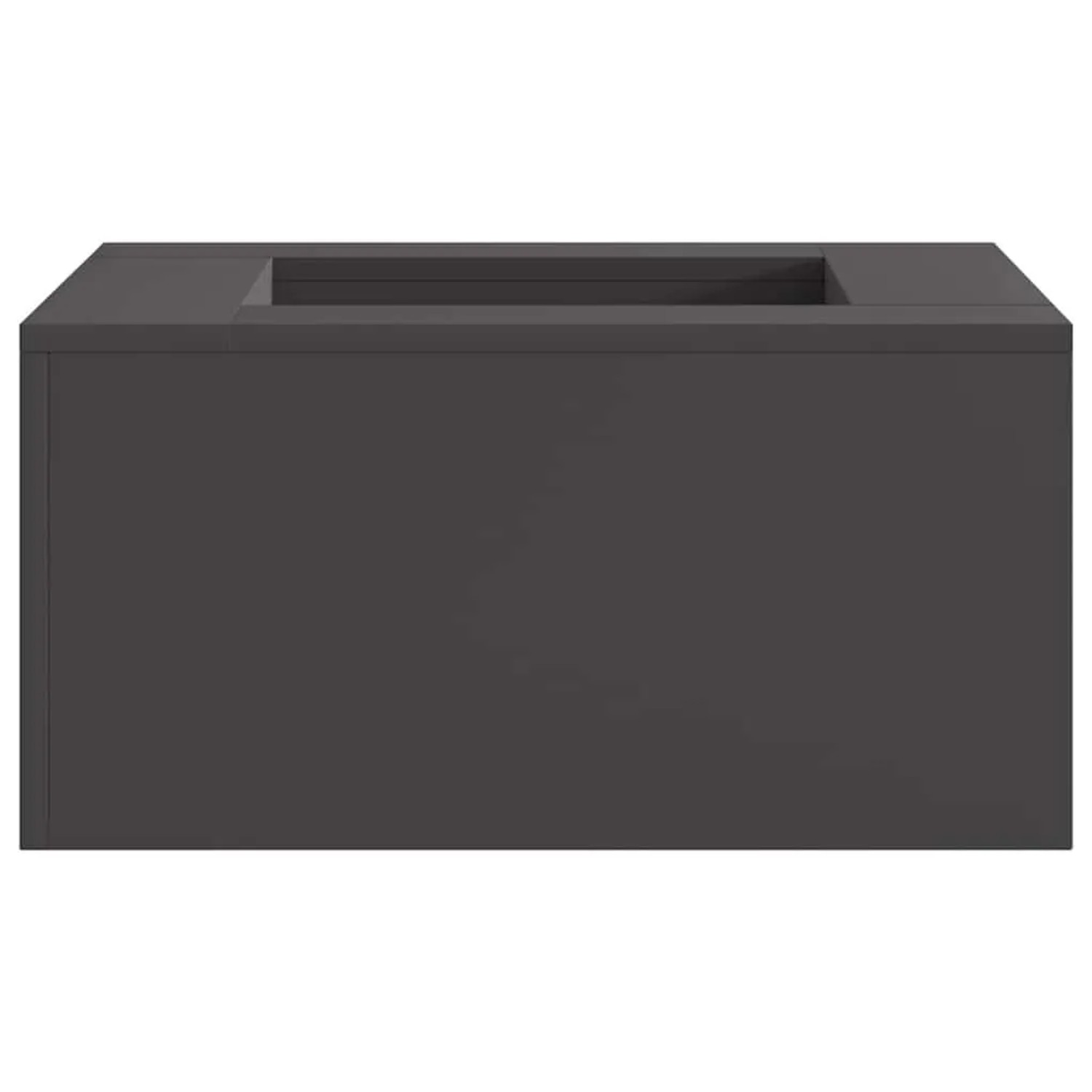 vidaXL Feuerstelle Schwarz 60 x 60 x 30 cm Stahl 858918