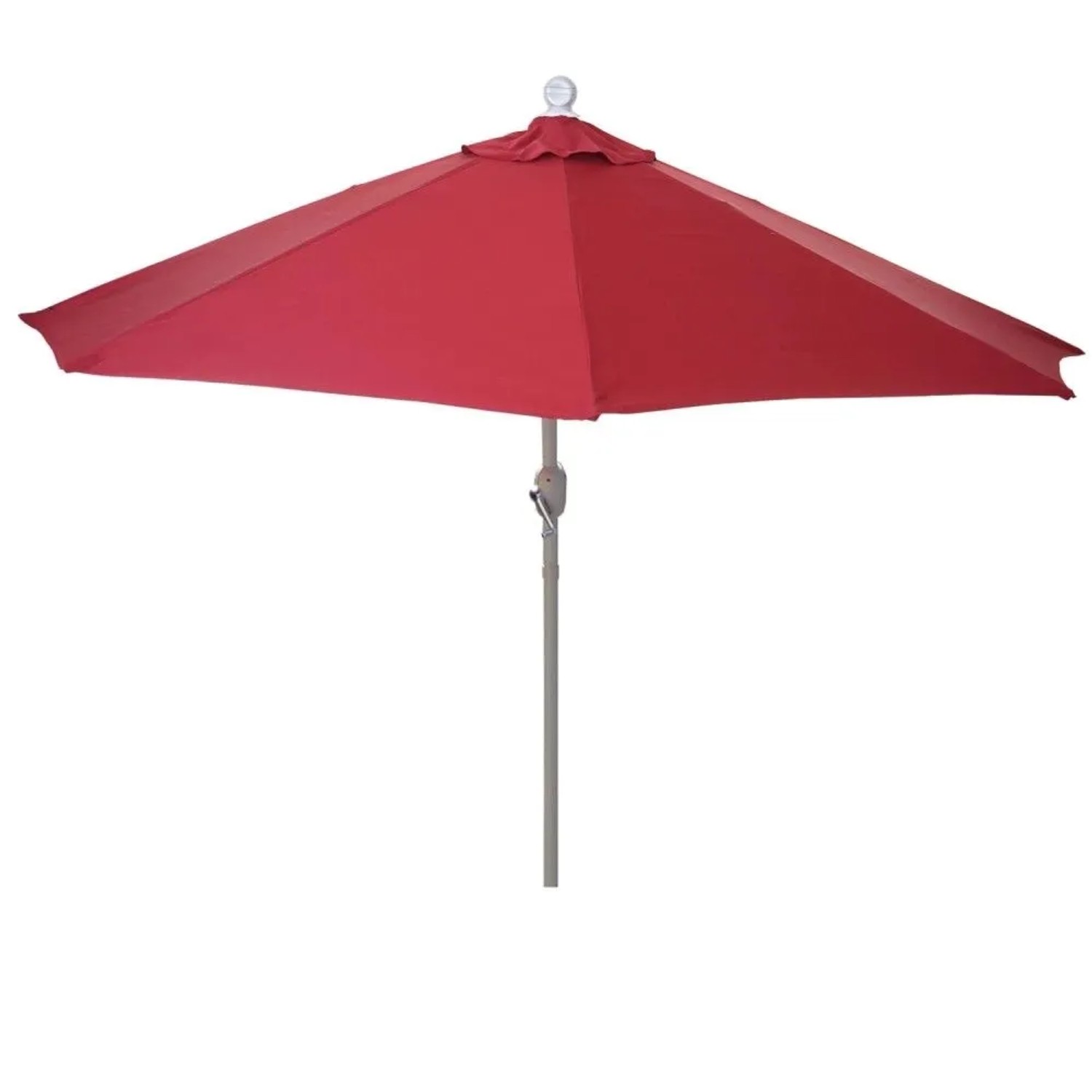 MCW Sonnenschirm Lorca Halbrund 3m UV 50+ 300cm Bordeaux ohne Ständer