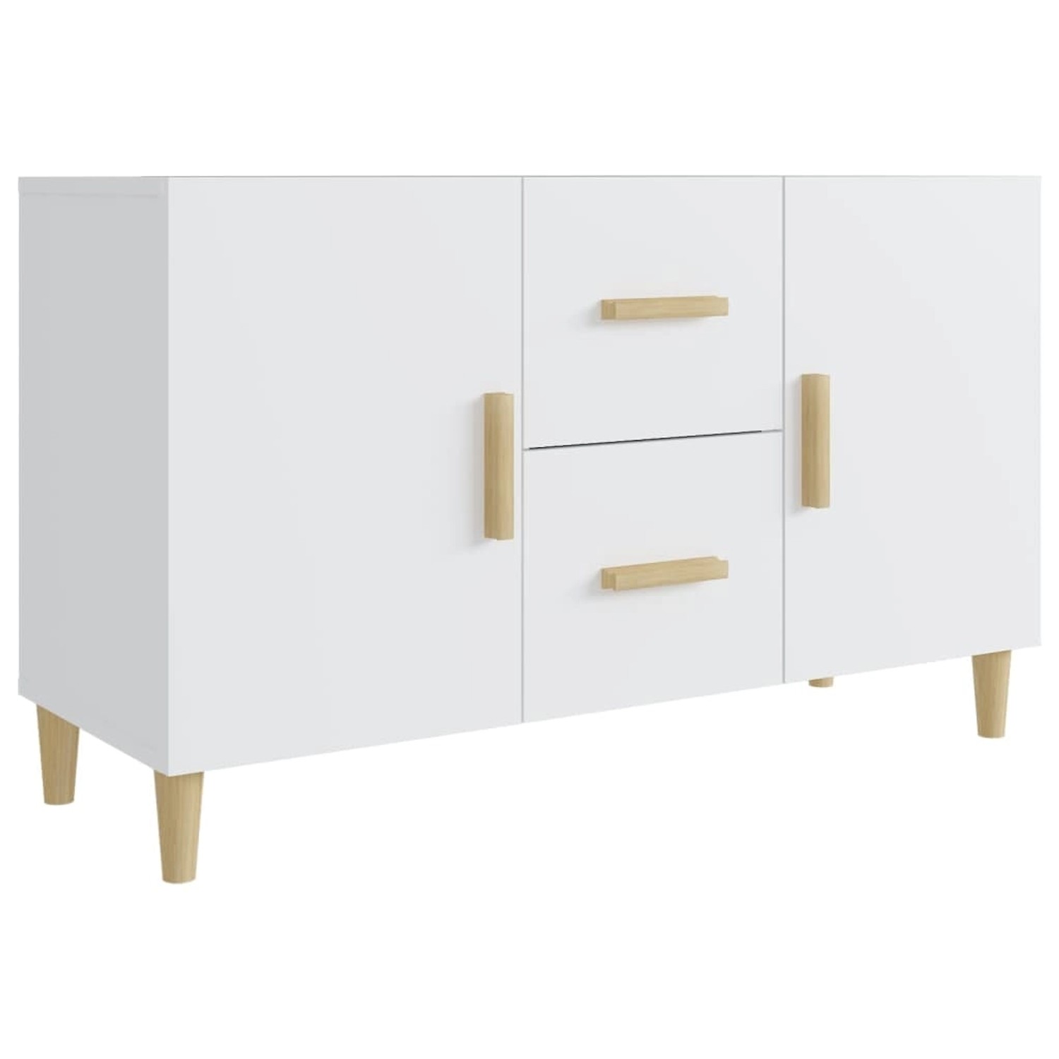 vidaXL Sideboard Weiß 100x36x60 cm Holzwerkstoff 812510 günstig online kaufen