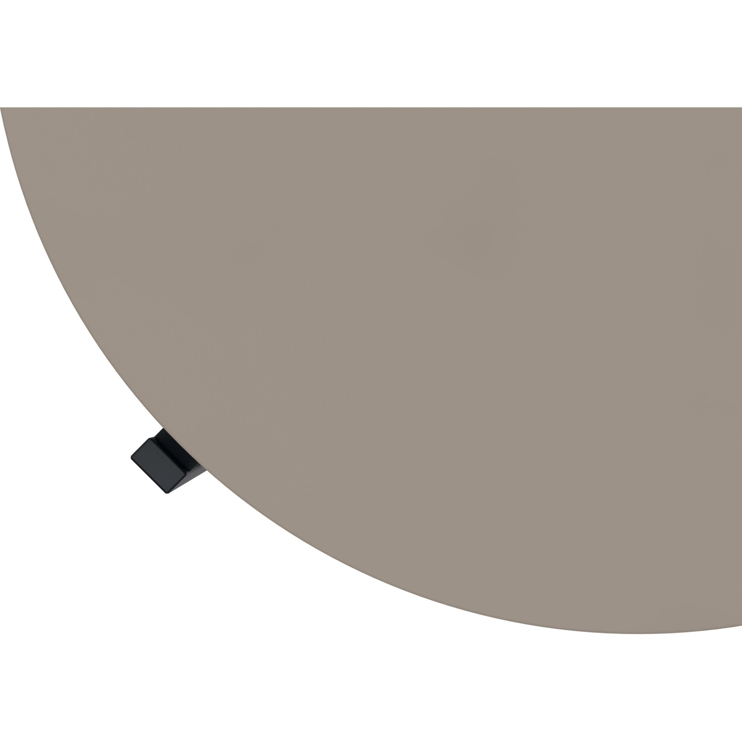 Detailansicht Tischplatte in Taupe des Gartenmöbel-Sets Tapena.