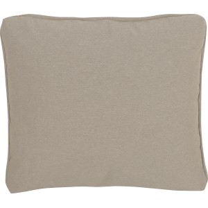 Beiges Ersatz-Rückenkissen für Caraz Loungesofa aus Polyester.
