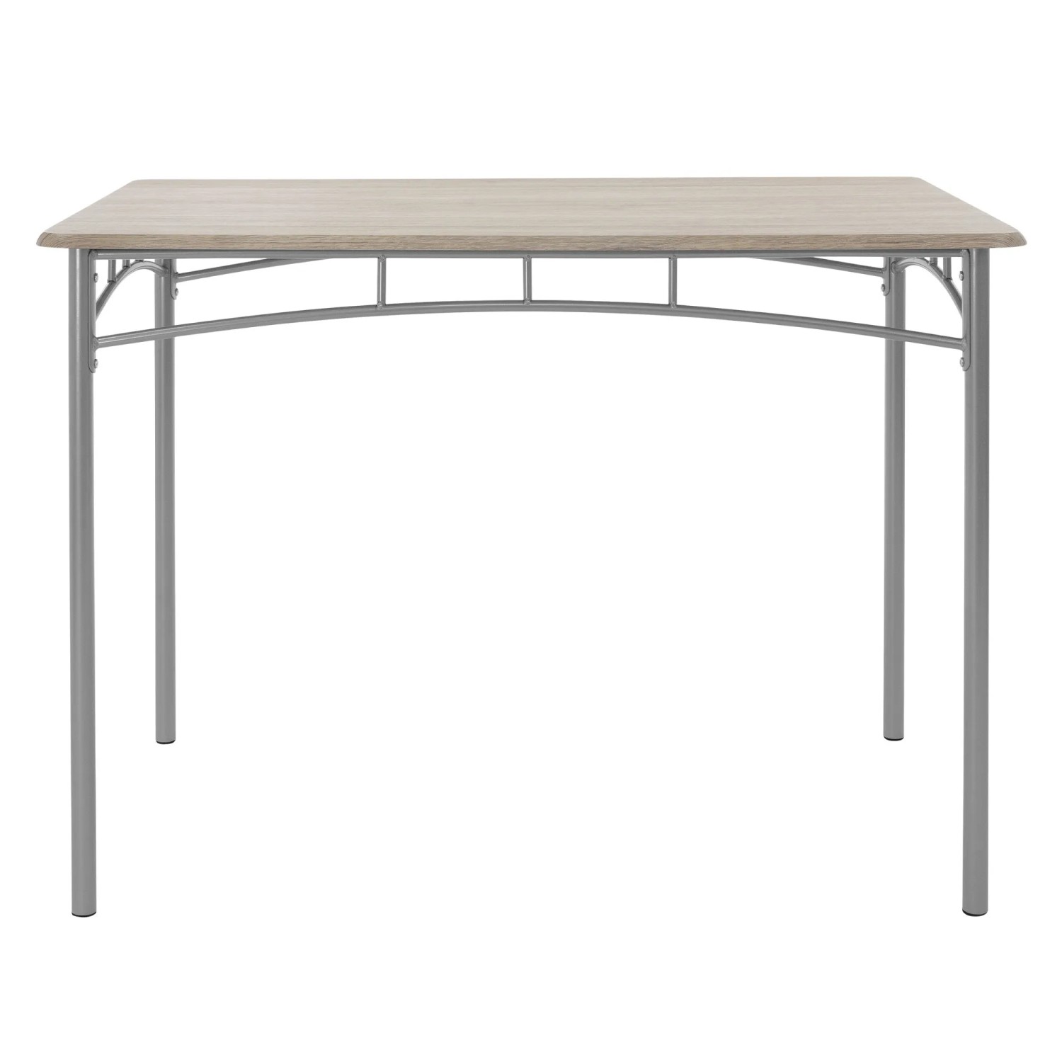 ML-Design Essgruppe, 5-teilig, Eiche hell: Esstisch mit 4 Stühlen, Metallgestell.