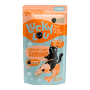 Lucky Lou Katzen-Nassfutter Adult Geflügel & Shrimps, 125g Packung.