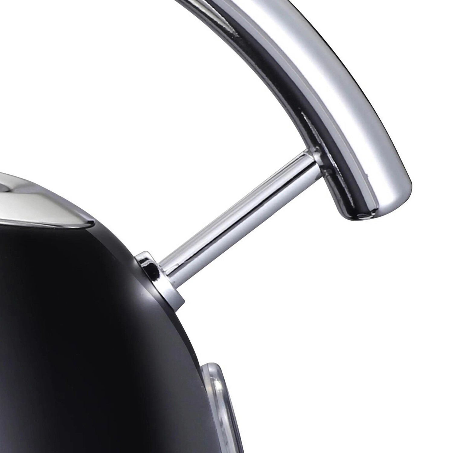 Insido Wasserkocher Retro aus Edelstahl in Schwarz_8