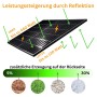 Bifaziales Solarmodul des Balkonkraftwerks MyVoltaics mit Leistungssteigerung durch Reflektion.