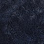 Marineblauer Shaggy Hochflorteppich aus Polyester mit dichter, weicher Textur.