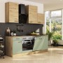 Flex-Well Exclusiv Küche 1701-017sWS Cara 220 cm Schilfgrün matt - Artisan Eiche_6
