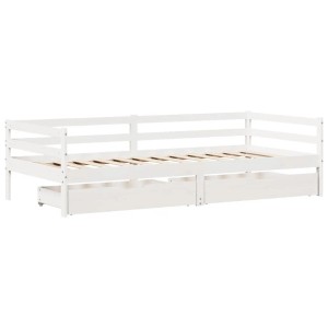vidaXL Tagesbett mit Schubladen 90x200 cm Massivholz Kiefer 3302058