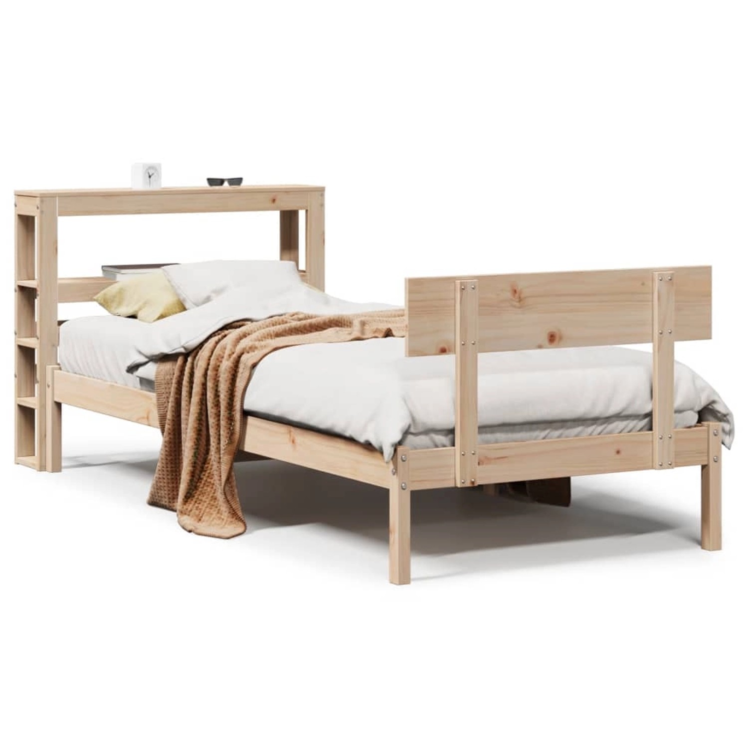 vidaXL Massivholzbett ohne Matratze 90x200 Kiefernholz 3305794 günstig online kaufen
