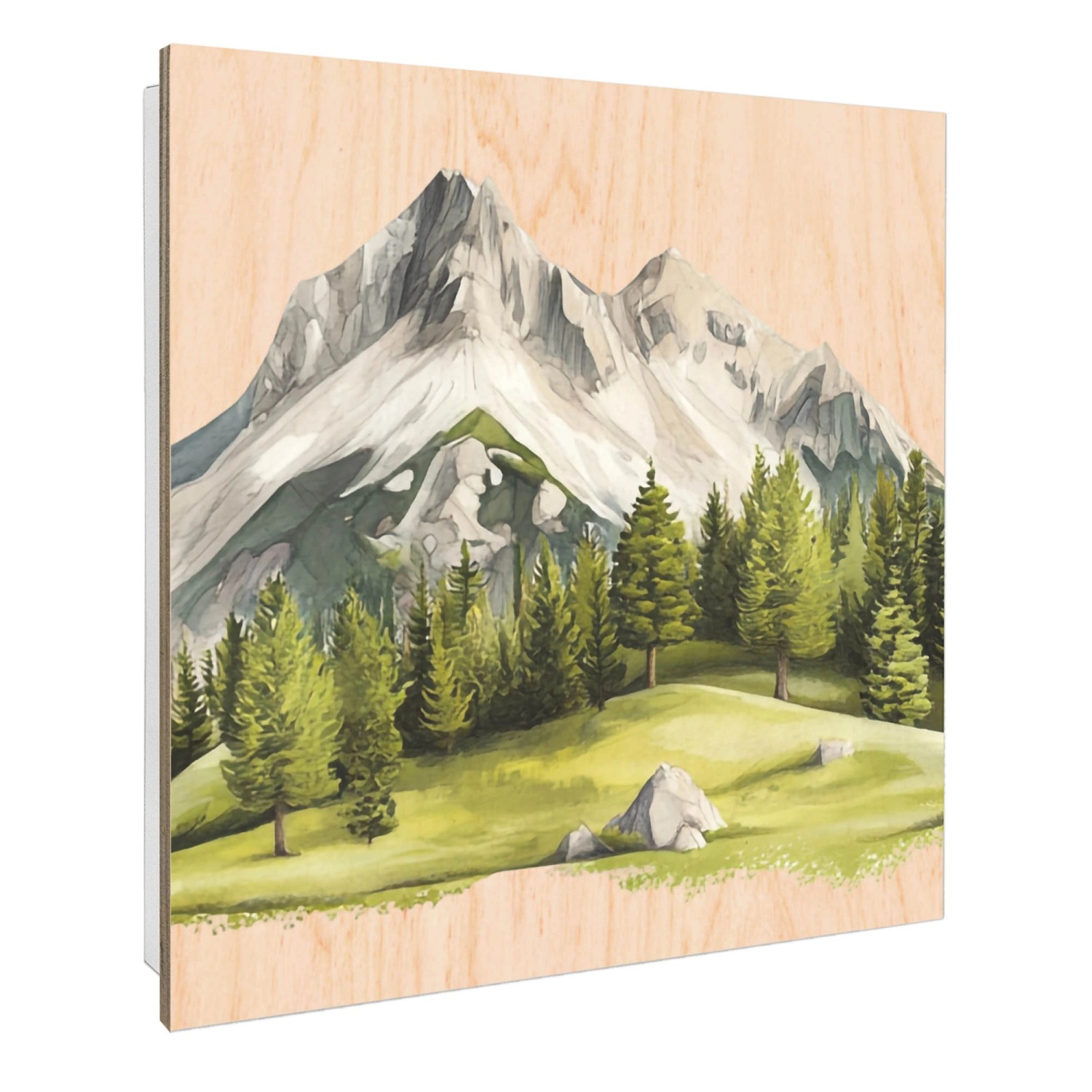 Banjado Großer Schlüsselbox Holz 30x30cm Weiß Scharnier Rechts 50 Haken Sch günstig online kaufen