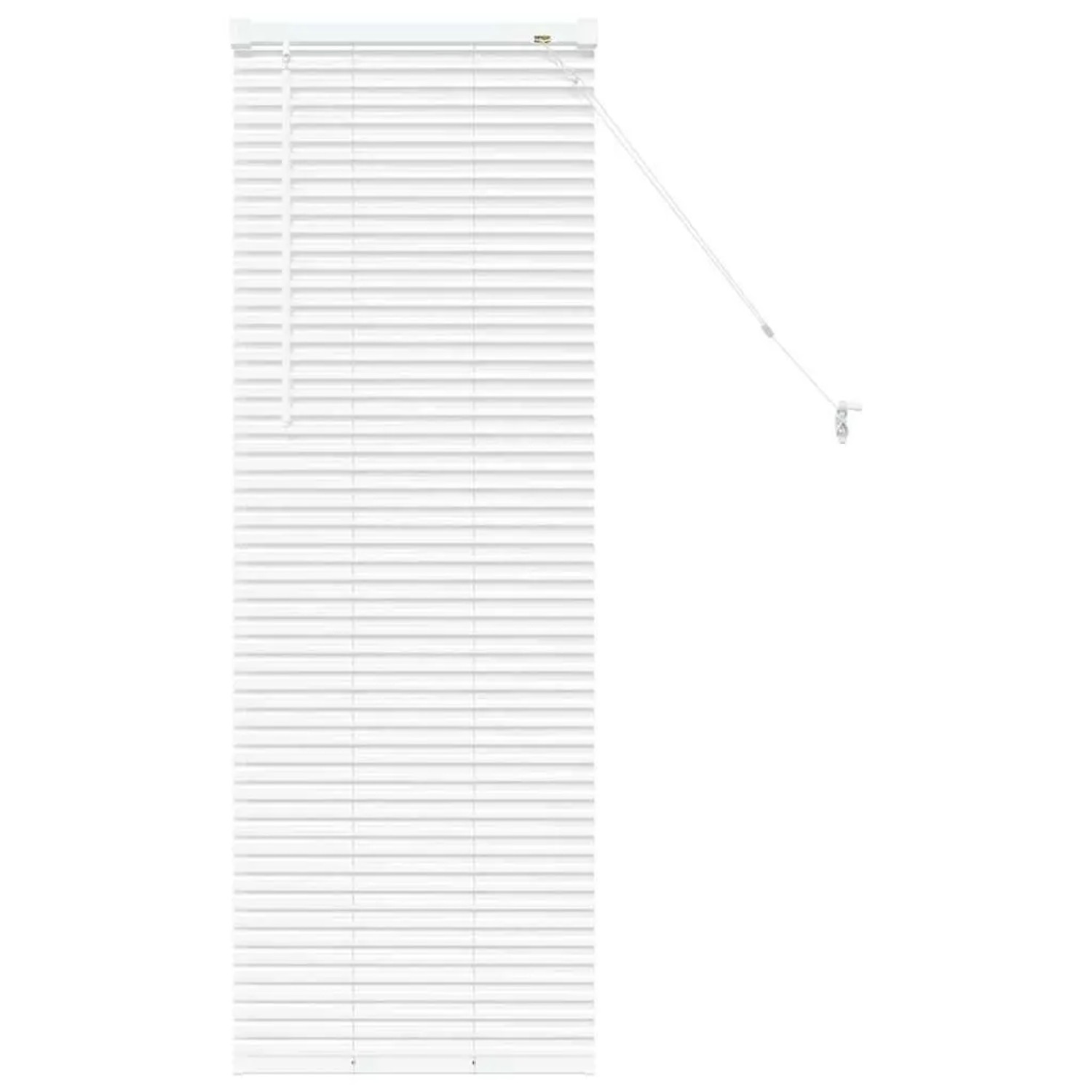 vidaXL Balkenjalousien mit Vorhängen Weiß 130 x 45 cm Aluminium 42005961 günstig online kaufen