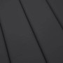 Schwarze vidaXL Sonnenliegen-Auflage (200x60x3 cm) aus Oxford-Gewebe.