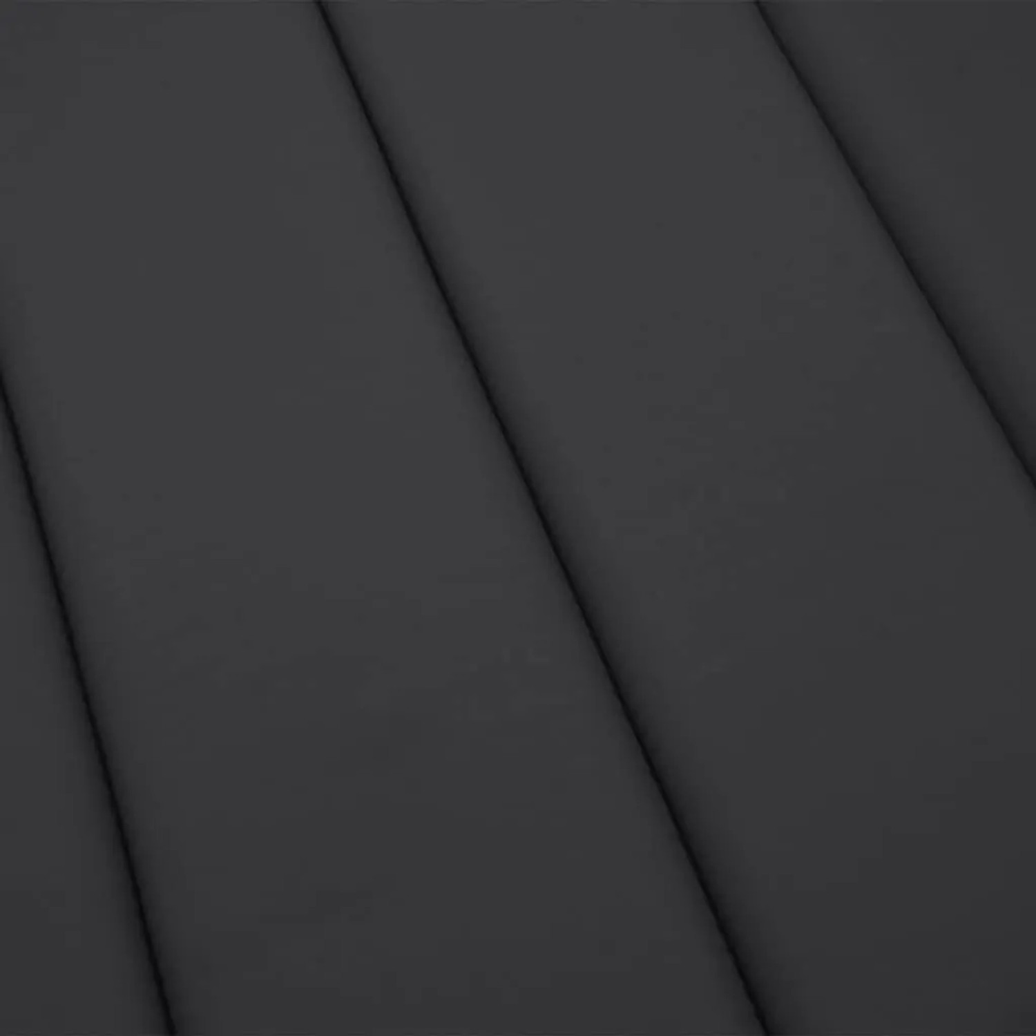 Schwarze vidaXL Sonnenliegen-Auflage (200x60x3 cm) aus Oxford-Gewebe.