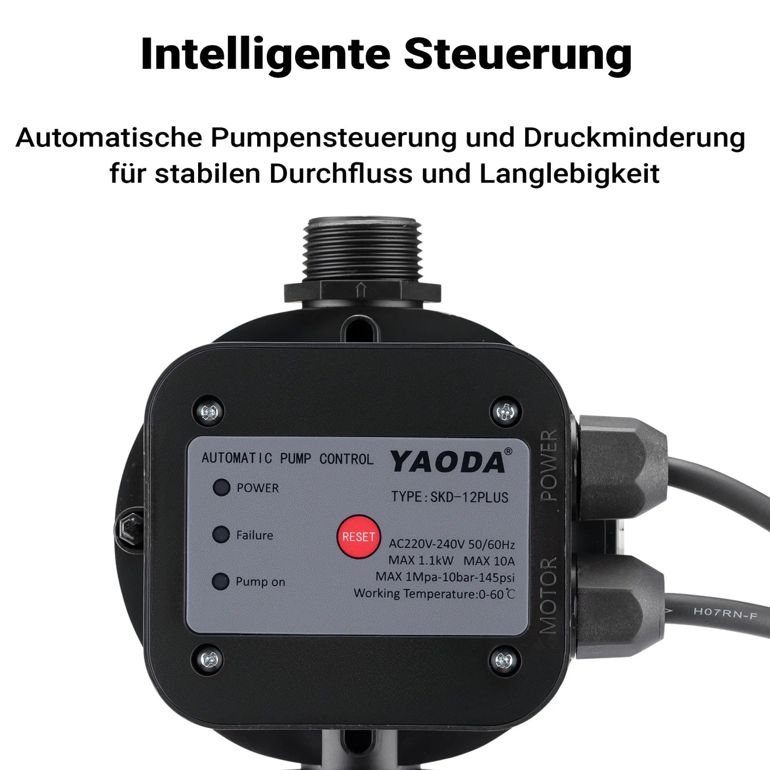 Wiltec Druckschalter Kabel Epc-5 230V 1-Phasig Pumpensteuerung Hauswasserwerk_4