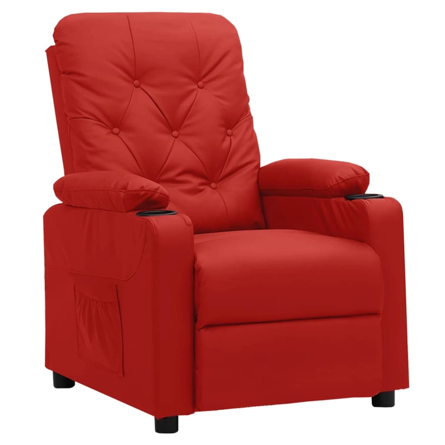 vidaXL Relaxsessel Weinrot Kunstleder 339128 günstig online kaufen