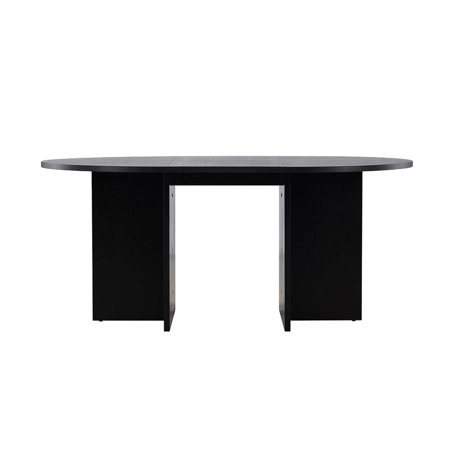ebuy24 Strada Esstisch Ø120cm Mit Auszug Schwarz günstig online kaufen