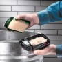 Bosch PSM 160 A Multischleifer: Detailaufnahme des Micro-Filtersystems mit Schleifstaub.