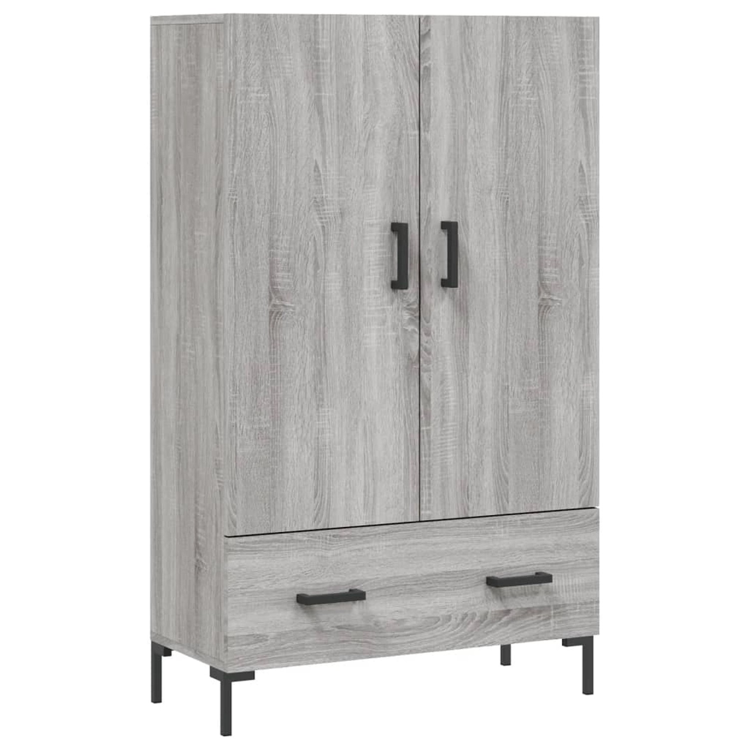 vidaXL Highboard Grau Sonoma 69,5x31x115 cm Holzwerkstoff 828242 günstig online kaufen