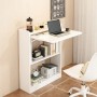 Rebiko Faltbarer Wandschreibtisch Weiß Schrank Regal Moderner Laptoptisch_3
