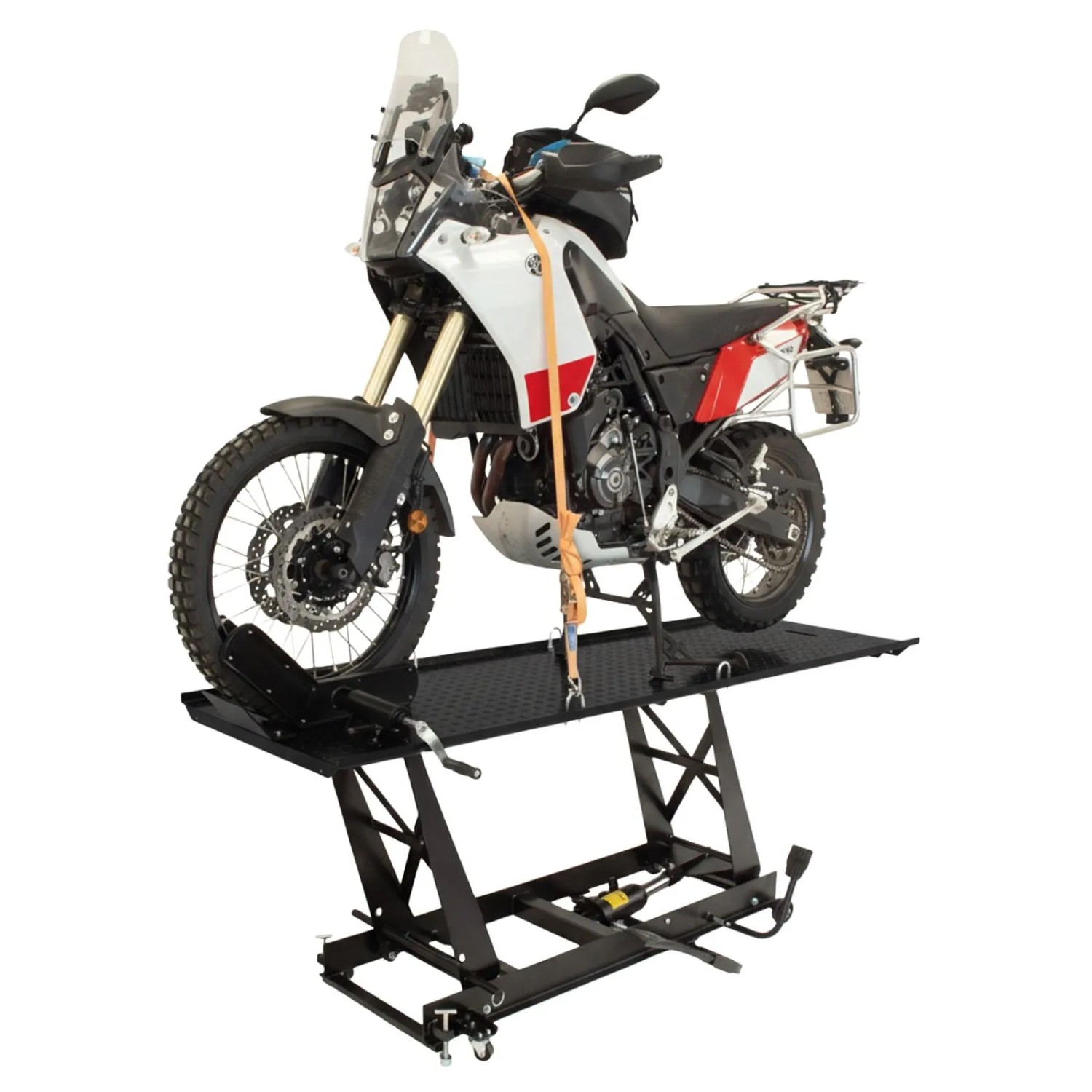 TRUTZHOLM Motorradhebebühne Hydraulisch 450 kg Extra Breit 67,5 cm Schwarz