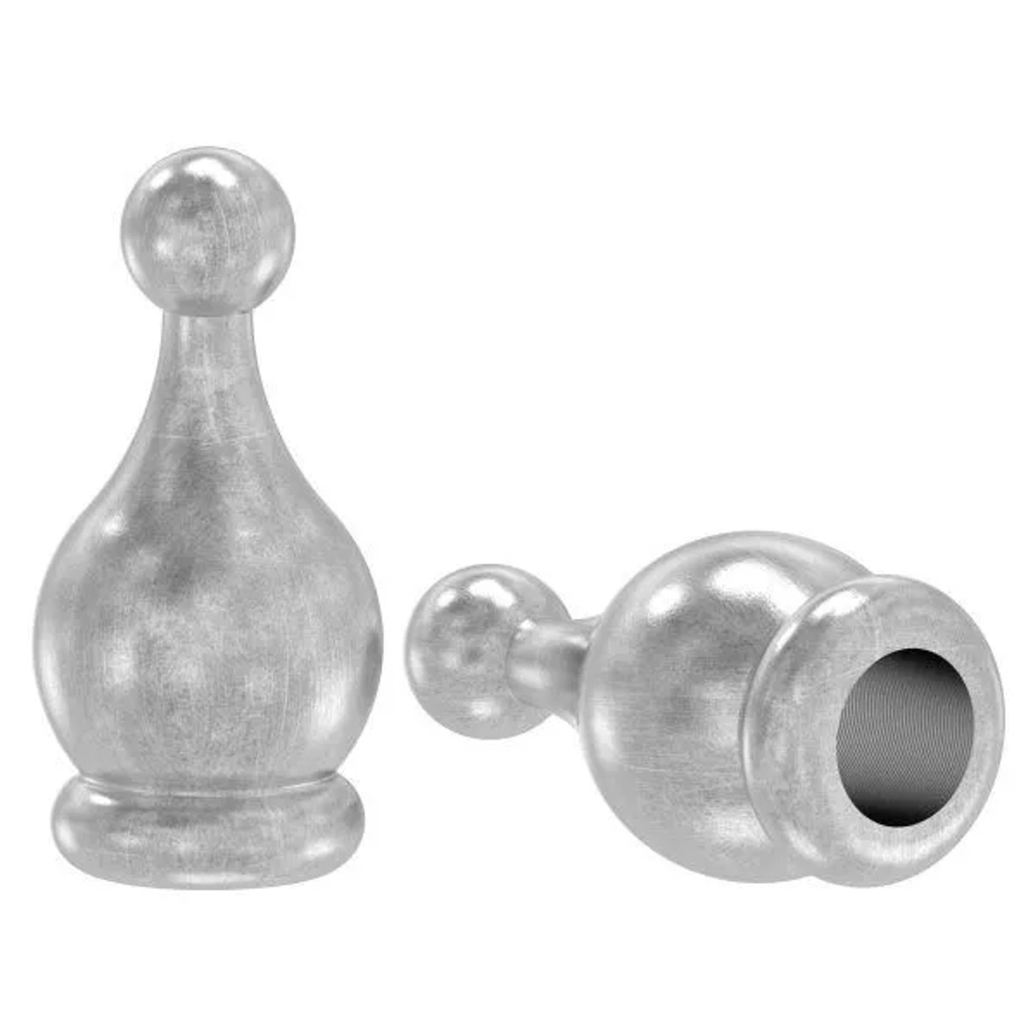 FeNau Zierhülse Maße 23x50 mm Lochung Ø 12,5 mm Stahl S235JR Roh